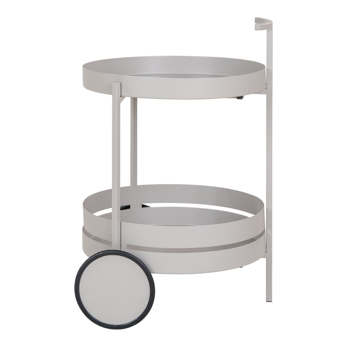 Carrello Beja, Grigio, Metallo, 49,5x40x61 cm, Seven Design