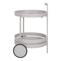 Carrello Beja, Grigio, Metallo, 49,5x40x61 cm, Seven Design