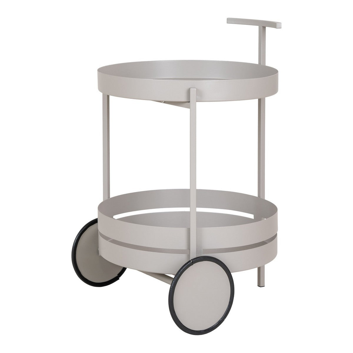 Carrello Beja, Grigio, Metallo, 49,5x40x61 cm, Seven Design