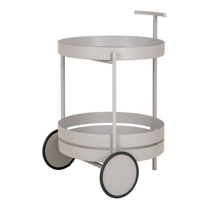 Carrello Beja, Grigio, Metallo, 49,5x40x61 cm, Seven Design