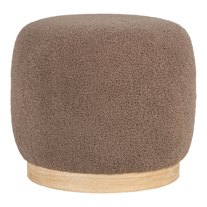 Pouf Belfort, Marrone, Poliestere, 44,5x44,5x40 cm, Seven Design