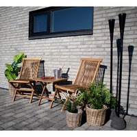 Tavolo da Giardino Bilbao, Marrone, Legno, 50x50x50 cm, Seven Design