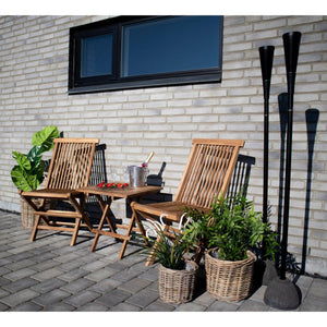 Tavolo da Giardino Bilbao, Marrone, Legno, 50x50x50 cm, Seven Design