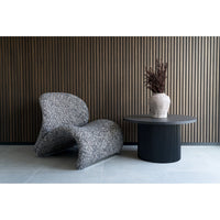 Tavolino Boavista, Marrone Scuro, MDF, 80x80x45 cm, Seven Design