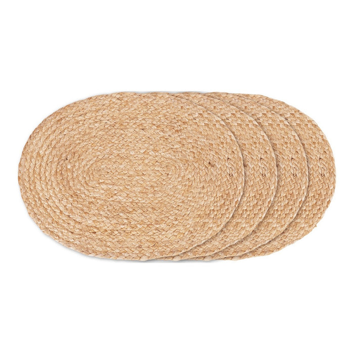 Set di 4 Sottopiatti Bombay, Marrone, Juta, 45x35x0,5 cm, Seven Design