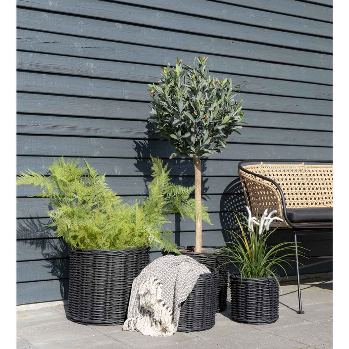 Plaid Cort, Grigio, Cotone, 160x130x1 cm, Seven Design