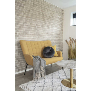 Plaid Cort, Grigio, Cotone, 160x130x1 cm, Seven Design