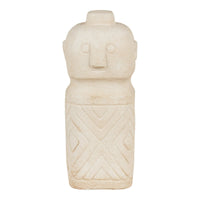 Vaso Decorativo Decoration, Beige, Ceramica, 6,5x6,5x15 cm, Seven Design