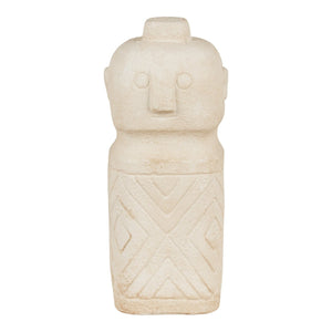 Vaso Decorativo Decoration, Beige, Ceramica, 6,5x6,5x15 cm, Seven Design