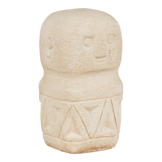 Vaso Decorativo Decoration, Beige, Ceramica, 5,5x5,5x10 cm, Seven Design