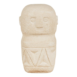 Vaso Decorativo Decoration, Beige, Ceramica, 5,5x5,5x10 cm, Seven Design