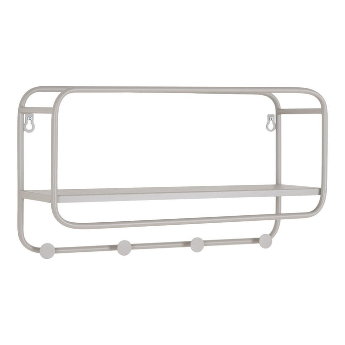 Appendiabiti da Parete Feira, Grigio, Metallo, 15x45x25 cm, Seven Design