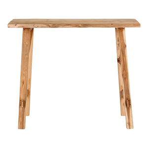 Tavolo Consolle Girona, Marrone, Legno, 90x30x80 cm, Seven Design