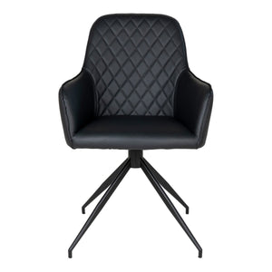 Sedia Harbo, Nero, Plastica, 62x56x89 cm, Seven Design