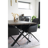 Sedia Harbo, Nero, Plastica, 62x56x89 cm, Seven Design