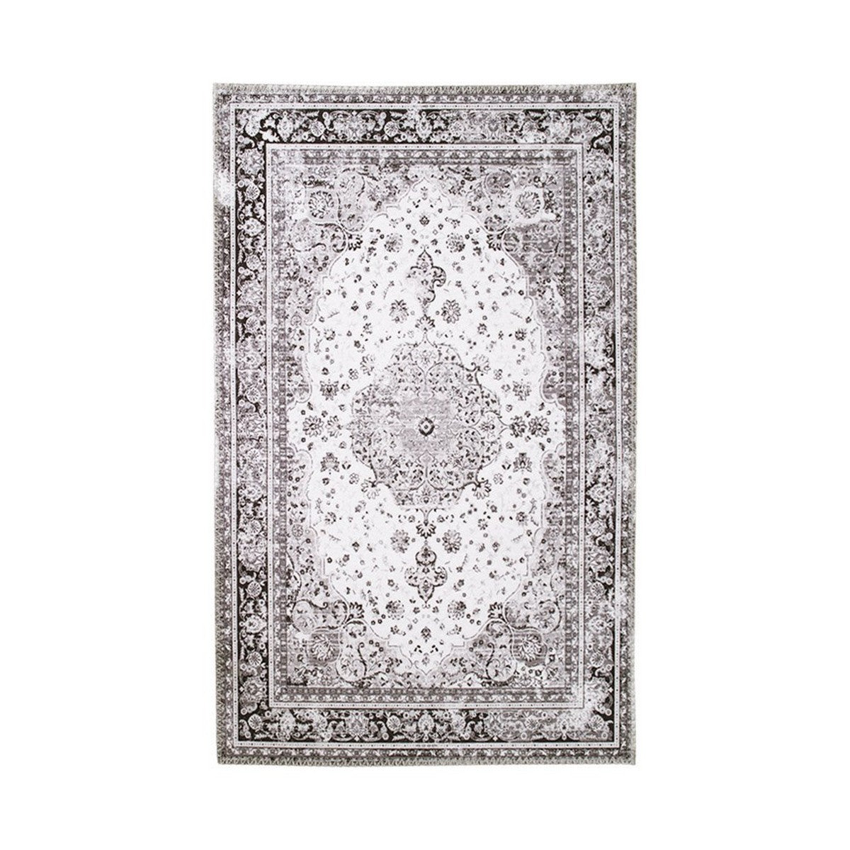 Tappeto Rettangolare Havana, Grigio, Polistirene Cinigliato, 230x160x1 cm, Seven Design