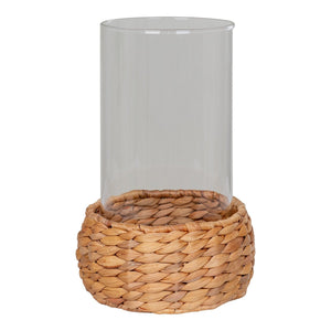 Portacandela Hurricane, Marrone, Giacinto d'Acqua, 19,5x19,5x26 cm, EPIKASA