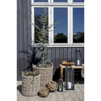 Set di 2 Cesti Portaoggetti Indo, Marrone, Rattan, 50x50x58 cm, Seven Design