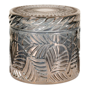 Set di 2 Vasi Decorativi Jars, Blu, Vetro, 9x9x8,5 cm, Seven Design