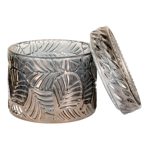 Set di 2 Vasi Decorativi Jars, Blu, Vetro, 9x9x8,5 cm, Seven Design