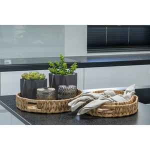 Set di 2 Vasi Decorativi Jars, Blu, Vetro, 9x9x8,5 cm, Seven Design