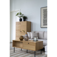 Tavolino Kyoto, Marrone, Legno, 100x50x45 cm, Seven Design