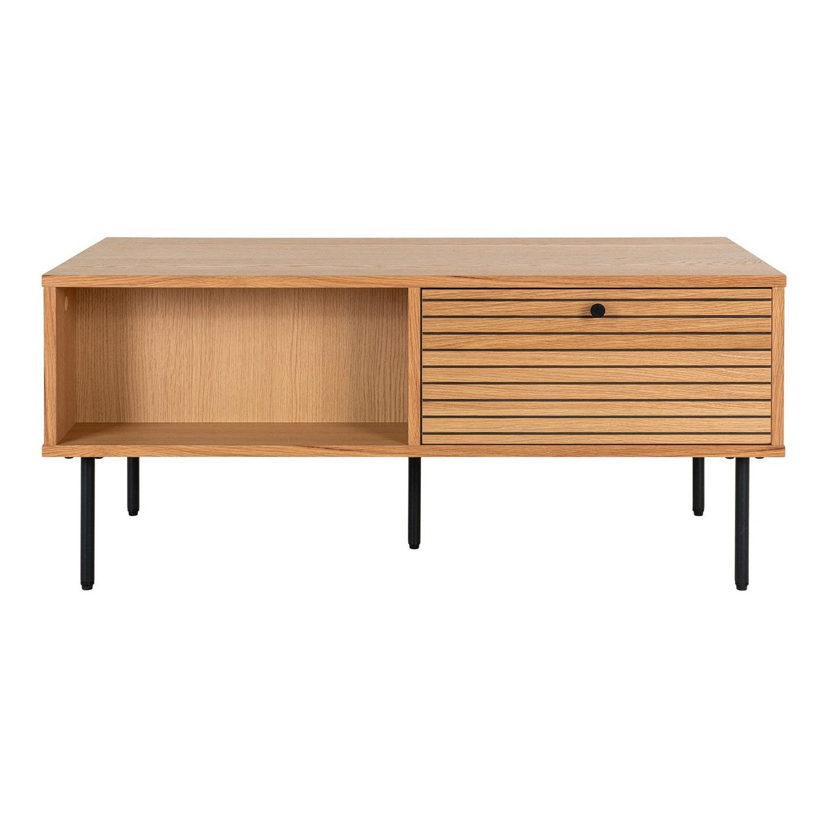 Tavolino Kyoto, Marrone, Legno, 100x50x45 cm, Seven Design