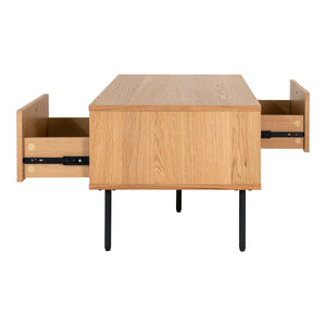 Tavolino Kyoto, Marrone, Legno, 100x50x45 cm, Seven Design