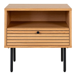 Comodino Kyoto, Marrone, Legno, 40x50x50 cm, Seven Design