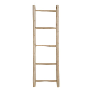 Scala Decorativa Porta Asciugamani Ladder, Marrone, Legno, 5x50x150 cm, Seven Design