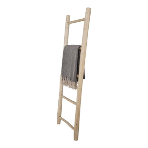 Scala Decorativa Porta Asciugamani Ladder, Marrone, Legno, 5x50x150 cm, Seven Design