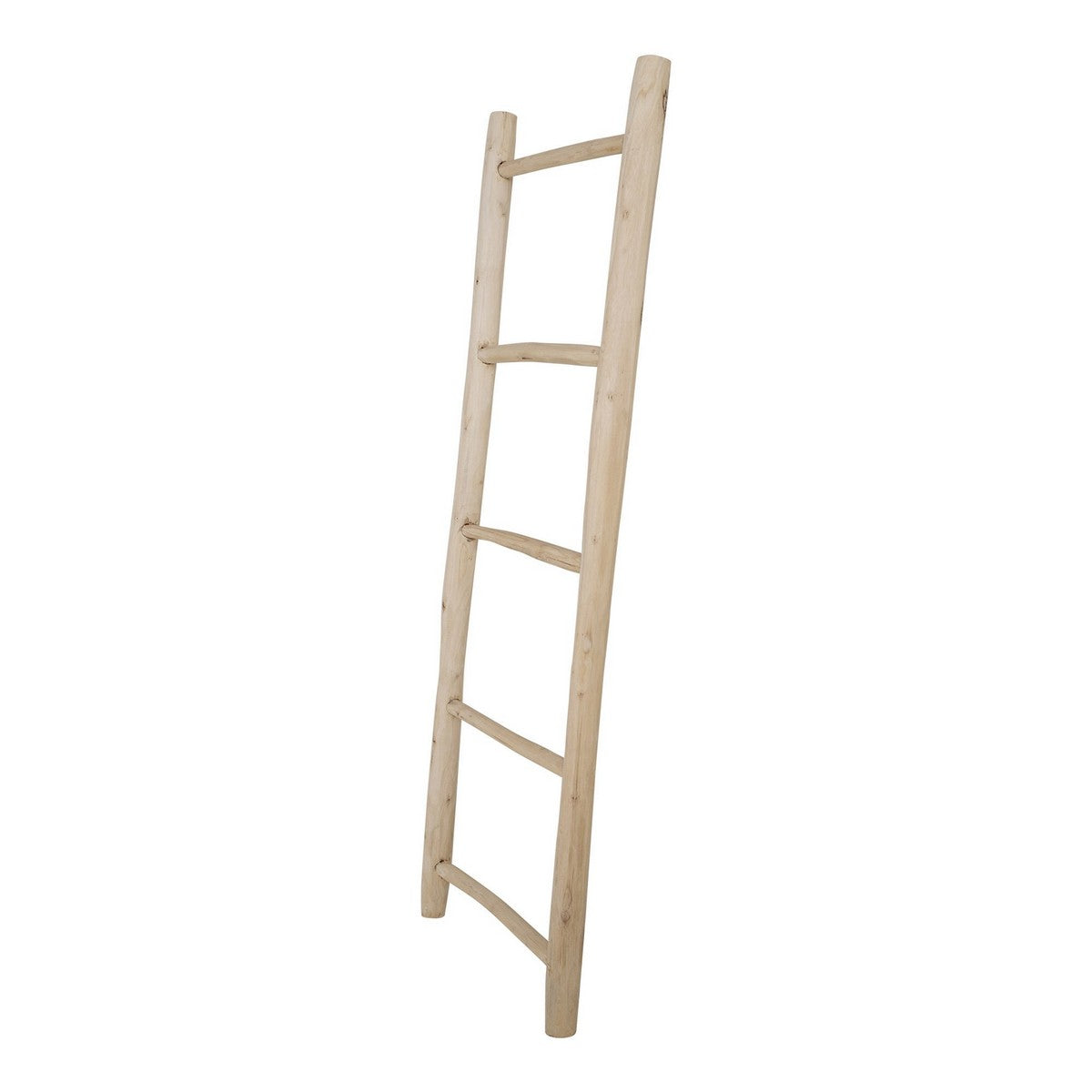 Scala Decorativa Porta Asciugamani Ladder, Marrone, Legno, 5x50x150 cm, Seven Design
