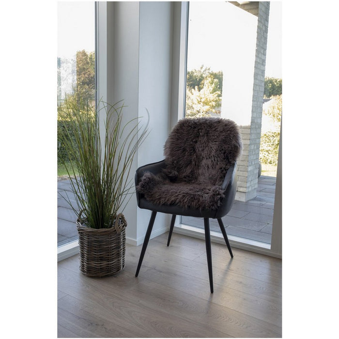 Tappeto Asimmetrico Lambskin 2, Marrone, Vera Pelle di Agnello, 85x50x5 cm, Seven Design