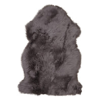 Tappeto Asimmetrico Lambskin 3, Marrone, Vera Pelle di Agnello, 85x50x5 cm, Seven Design