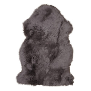 Tappeto Asimmetrico Lambskin 3, Marrone, Vera Pelle di Agnello, 85x50x5 cm, Seven Design