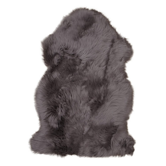 Tappeto Asimmetrico Lambskin 3, Marrone, Vera Pelle di Agnello, 85x50x5 cm, Seven Design