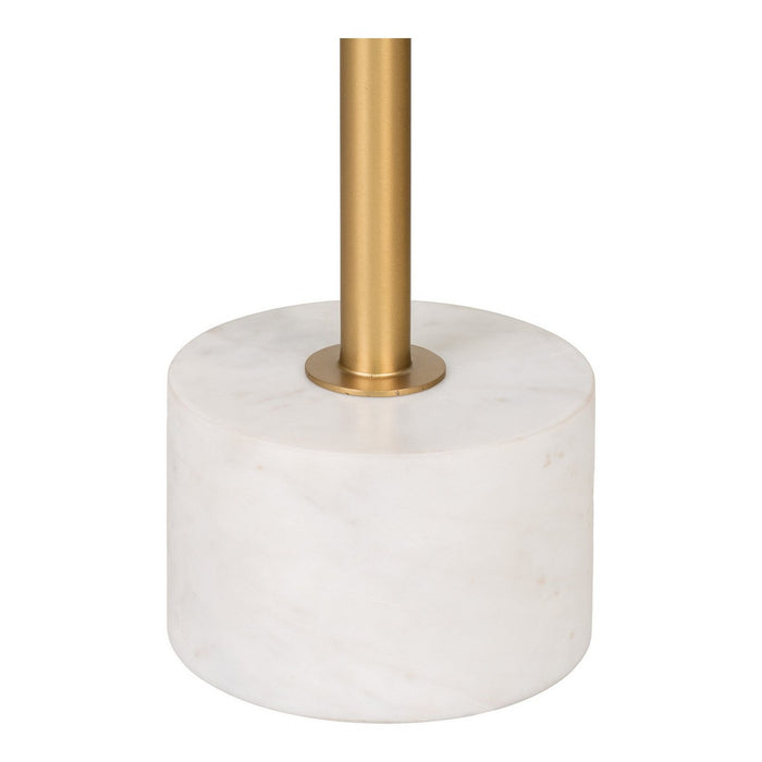 Tavolino Lecco, Ottone, Metallo, 41x41x58 cm, Seven Design