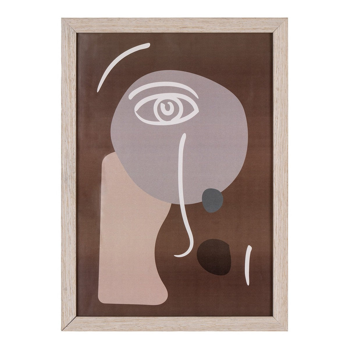 Set di 3 Quadri Madison, Marrone, MDF, 30x21x1,5 cm, Seven Design