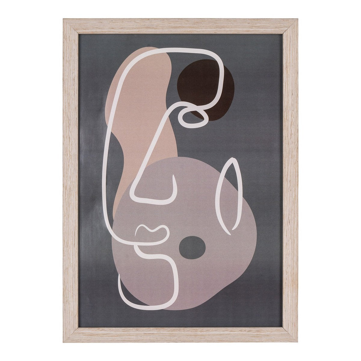 Set di 3 Quadri Madison, Marrone, MDF, 30x21x1,5 cm, Seven Design