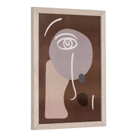 Set di 3 Quadri Madison, Marrone, MDF, 30x21x1,5 cm, Seven Design