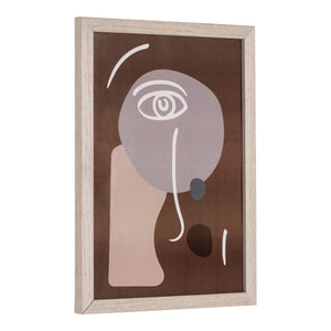 Set di 3 Quadri Madison, Marrone, MDF, 30x21x1,5 cm, Seven Design