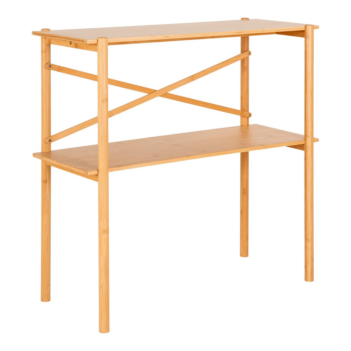 Tavolo Consolle Manaus, Marrone, Bamboo, 32x83x80,5 cm, Seven Design