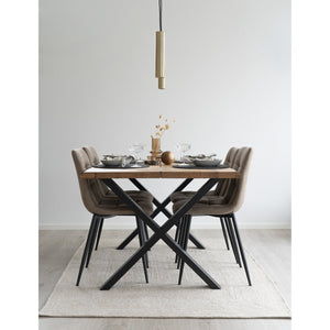 Tappeto Rettangolare Menorca, Beige, Pet, 200x140x1 cm, Seven Design