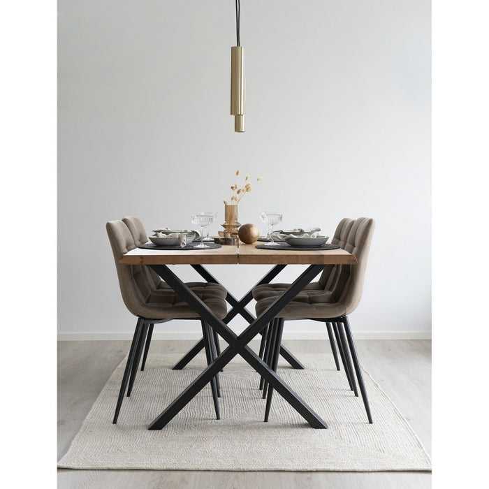 Tappeto Rettangolare Menorca, Beige, Pet, 200x140x1 cm, Seven Design