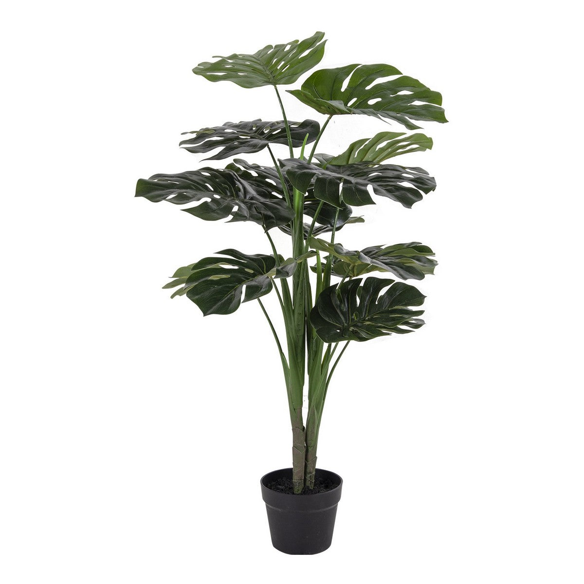 Pianta Artificiale Monstera, Verde, Polietilene, 17x18x90 cm, Seven Design