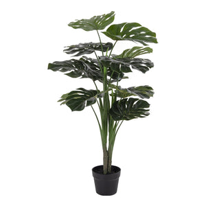 Pianta Artificiale Monstera, Verde, Polietilene, 17x18x90 cm, Seven Design