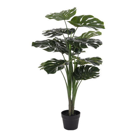Pianta Artificiale Monstera, Verde, Polietilene, 17x18x90 cm, Seven Design