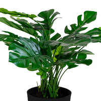 Pianta Artificiale Monstera, Verde, Polietilene, 40x40x45 cm, Seven Design