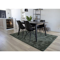 Set di 2 Sedie Oslo, Nero, Plastica, 55x48x86 cm, Seven Design
