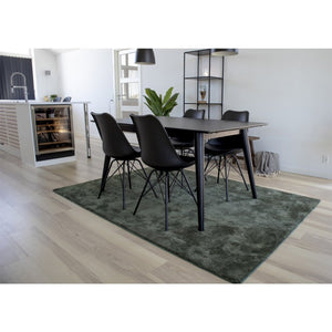 Set di 2 Sedie Oslo, Nero, Plastica, 55x48x86 cm, Seven Design